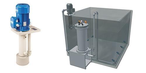CTV plastic centrifugal vertical pump